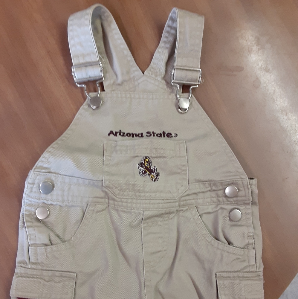 Arizona State Bib Overalls  size 6/9 M